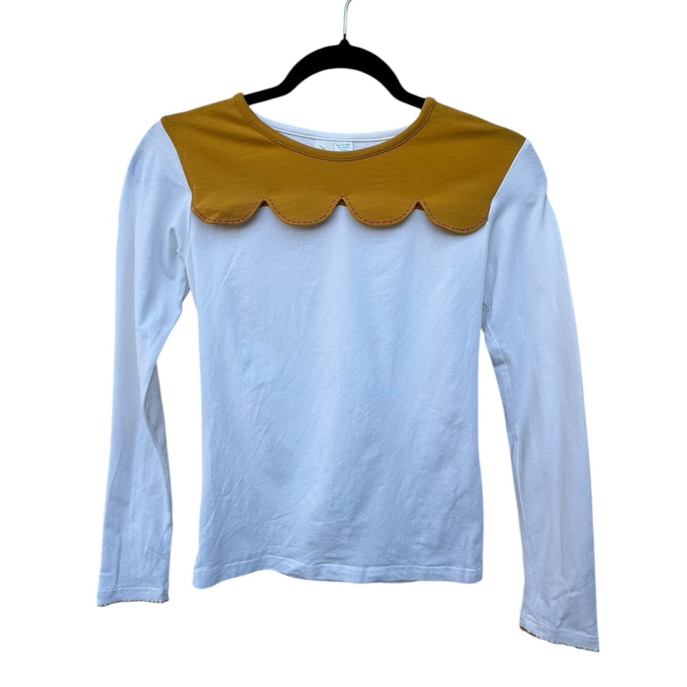 Matilda Jane Paint by Number Scalloped Blouse size 12